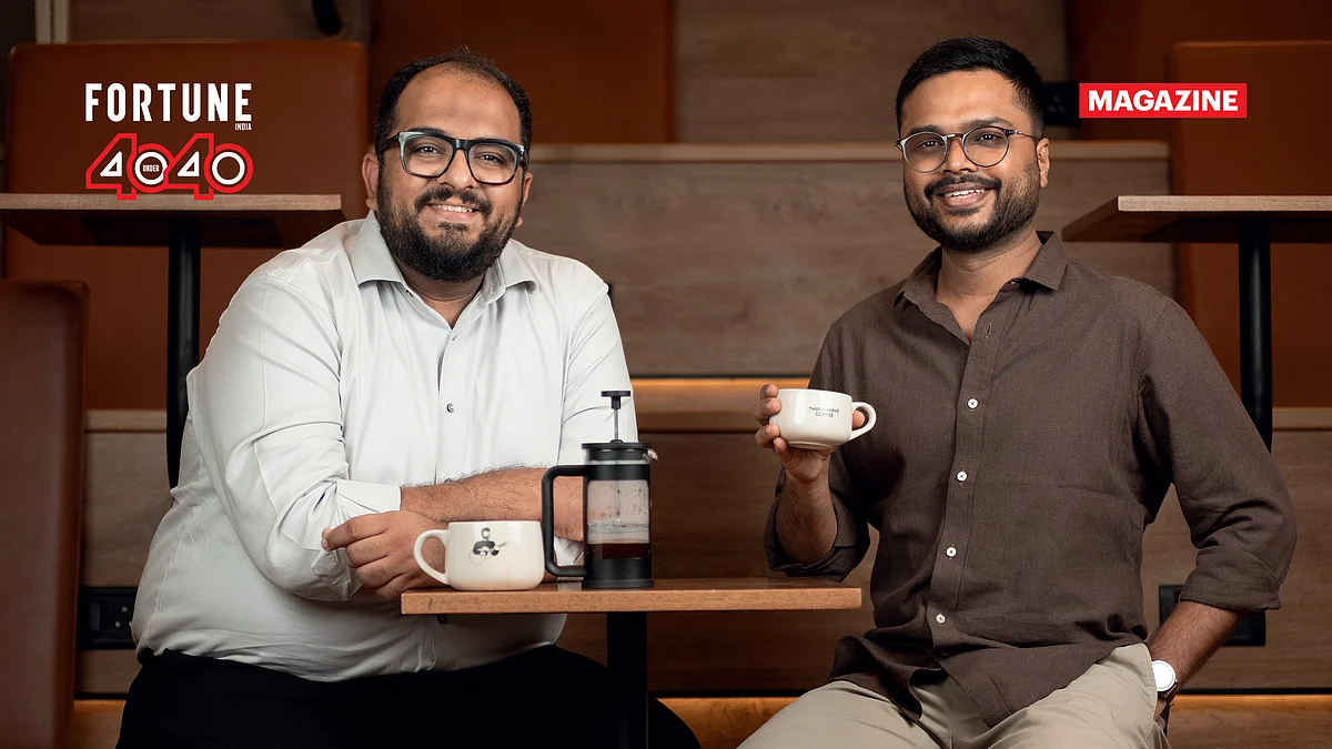 Ayush Bathwal and Anirudh Sharma, co-founders, Third Wave Coffee