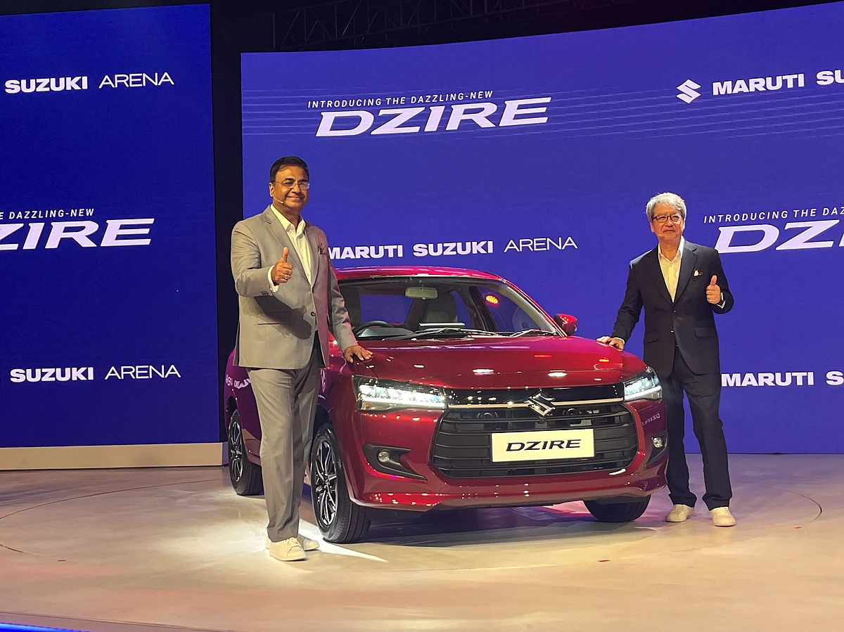 (L-R) Partho Banerjee, senior executive officer, Marketing & Sales and Hisashi Takeuchi, managing director and CEO, Maruti Suzuki India.