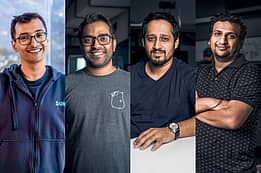 Kabeer Biswas, Mukund Jha, Ankur Aggarwal, Dalvir Suri - co-founders, Dunzo