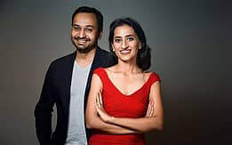 Vineeta Singh, Kaushik Mukherjee - co-founders, Sugar Cosmetics