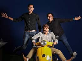 Rishikesh S.R., Aravind Sanka, Pawan Guntupalli - Co-founders, Rapido
