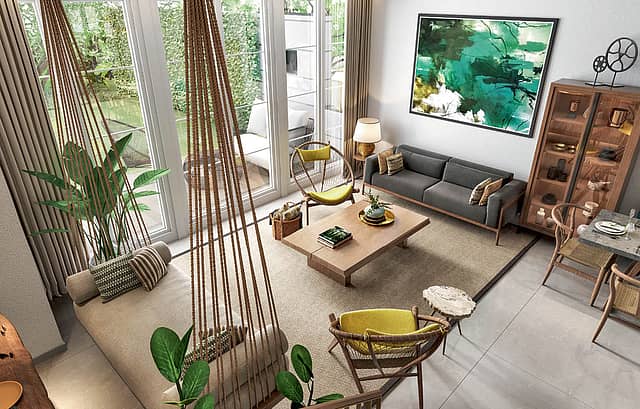 The Reserve, an enclave of villas, in Lodha Belmondo, the Lodha group’s high-end property on the Mumbai-Pune
expressway.