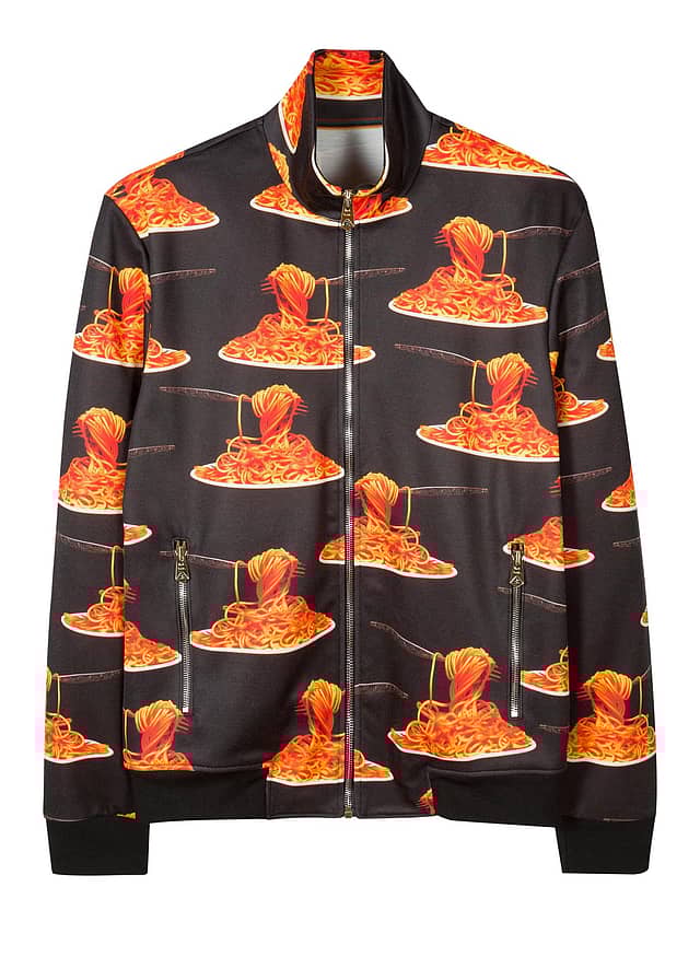 Paul Smith designed jacket showcasing his classic use of colours.