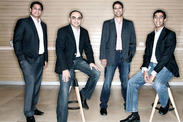 Linked up (From left) LinkedIn India’s Irfan Abdulla, head of talent solutions; Ashutosh Gupta, head of marketing solutions; Nishant Rao, country manager; and Ganesan Venkatasubramanian, head of engineering