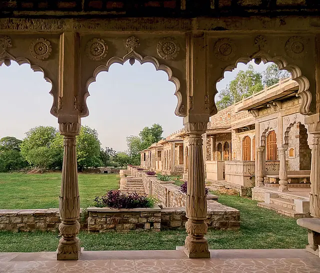  The 17th-century Zenana Palace at Deo Bagh, Madhya Pradesh.