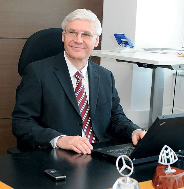 Wilfried Aulbur, past managing director at Mercedes-Benz India