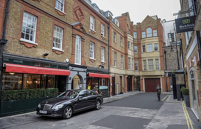 Bellamy’s Restaurant, Bar and Oyster Bar in Mayfair,London.