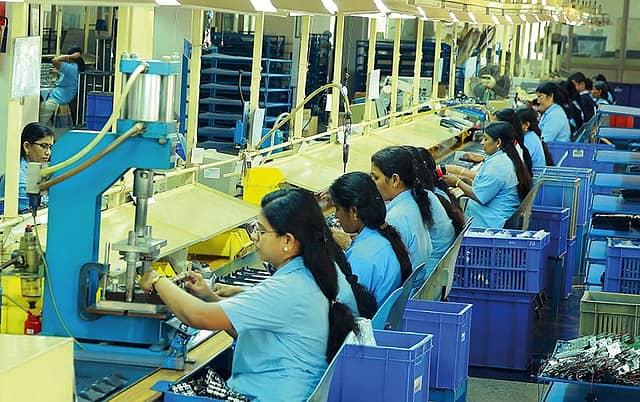 

Workers at a BPL facility in Bengaluru. The company no longer makes TVs, but assembles them instead.