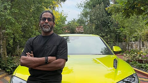 Venu Gopalakrishnan with his Lamborghini Urus Performante.