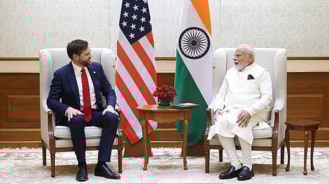 Prime Minister Narendra Modi with US Vice President JD Vance