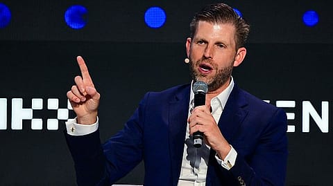 Eric Trump says the crypto world is going to leave big banks in the dust.