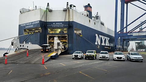 Shares of Maruti Suzuki rose 3.7% to hit a high of ₹12,722 on the BSE.