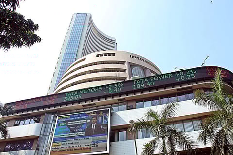 Market indices, the Sensex and the Nifty, closed lower as investors remained cautious due to upcoming Fed decisions and Middle East geopolitical tensions.