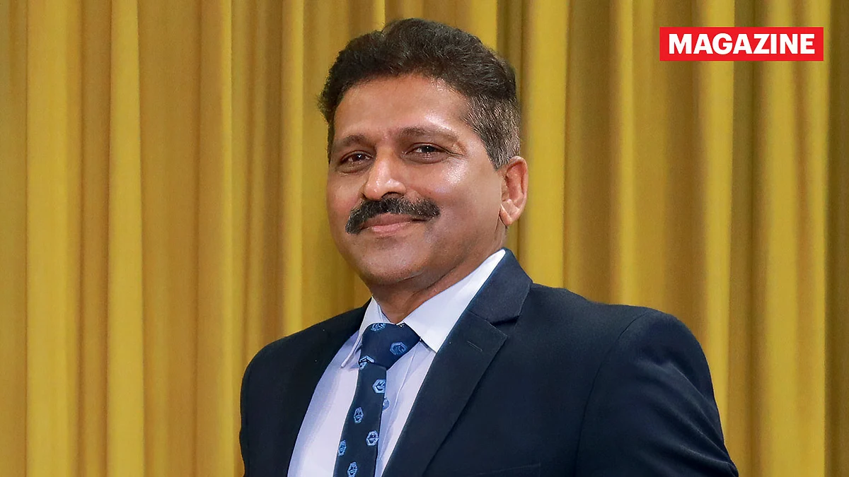 Commodore (Retd) P.R. Hari, chairman & MD, GRSE; 100 Emerging Stars; Rank 2