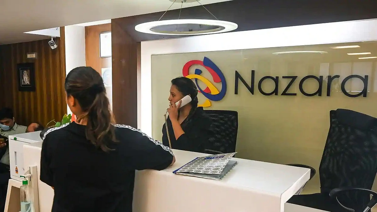 Shares of Nazara Technologies Ltd. gained in Thursday’s session.