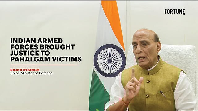 Indian armed forces brought justice to Pahalgam victims: Defence Minister Rajnath Singh 