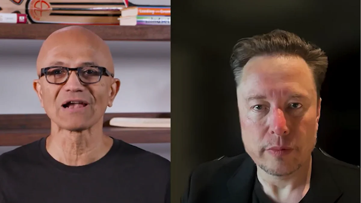 Satya Nadella's post on X