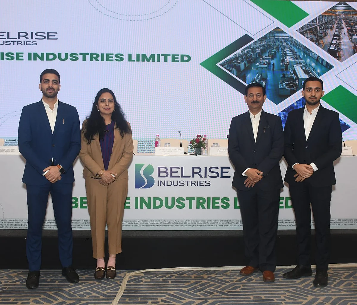 (From left)  Sumedh Badve, General Manager (Head-Strategy); Supriya Badve, Director; Shrikant Badve, Managing Director; and Swastid Badve, Chief of Staff - MD Office