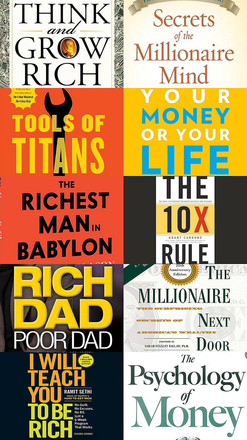 Want to be a millionaire? Start with these 10 life-changing books