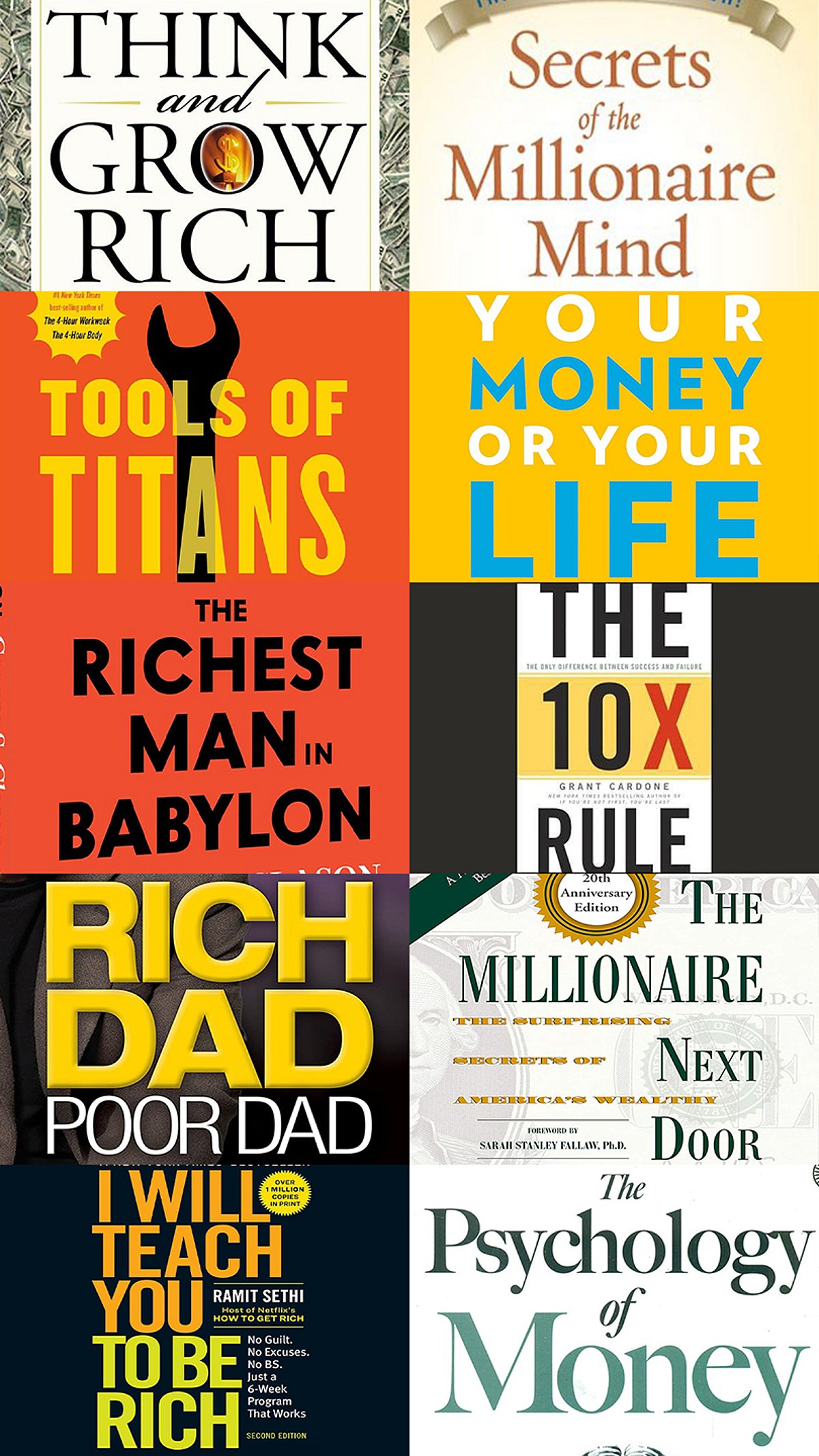 High Income Books Want to be a millionaire? Start with these 10 life-changing books