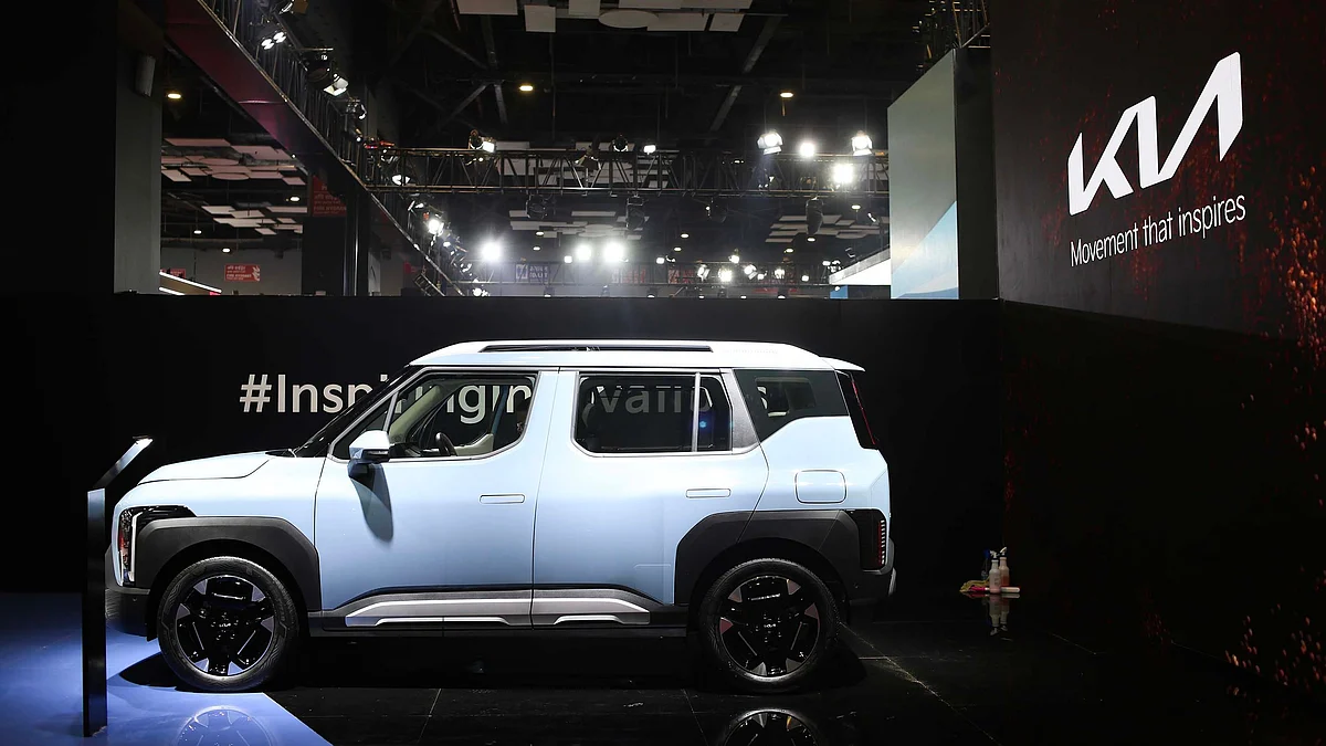 Kia Syros at Bharat Mobility Global Expo 2025.