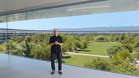 Apple CEO Tim Cook during WWDC 2025