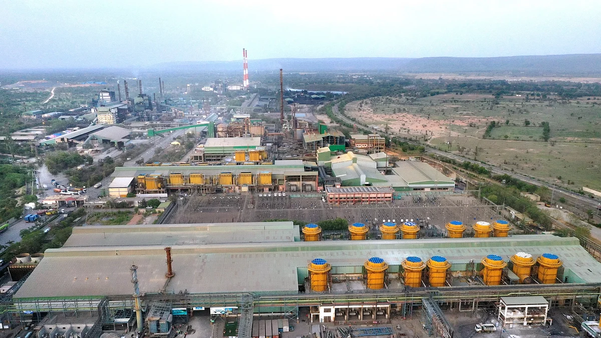 Aerial view of the Zinc Smelter
