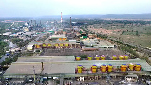 Aerial view of the Zinc Smelter