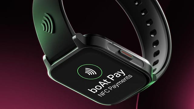 boAt’s new Wave Fortune smartwatch lets you tap to pay with just a flick of your wrist
