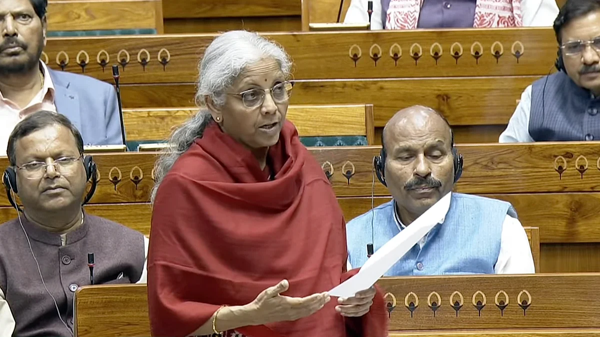 Finance Minister Nirmala Sitharaman 