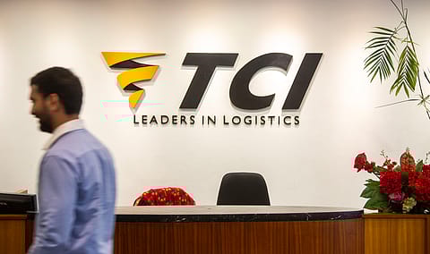 Transport Corporation of India (TCI) office in Gurugram.