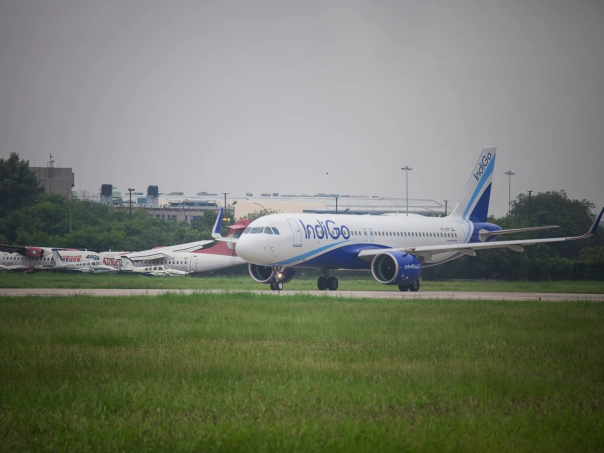 The aircraft is undergoing necessary maintenance before resuming operations.