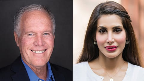 From left: Jeffrey Mark Overly and Priya Sachdev Kapur