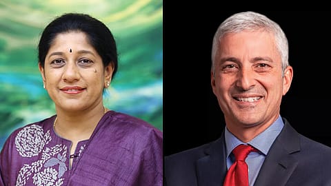Mallika Srinivasan, chairman & managing director, TAFE and Eric Hansotia, chairman, president and CEO, AGCO Corporation