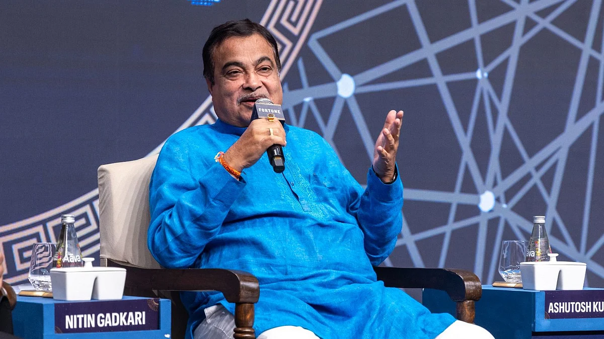 Nitin Gadkari, Union Minister of Road Transport and Highways, at Fortune India’s Most Powerful Women awards in Mumbai