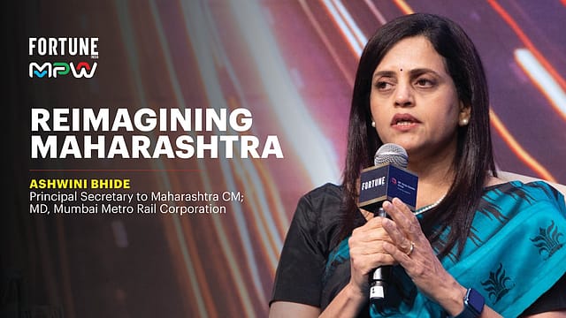 Fortune India MPW 2025 | Ashwini Bhide on Reimagining Maharashtra