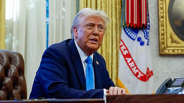 U.S. president Donald Trump im U.S. president Donald Trump im