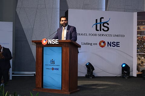 Travel Food Services shares got listed on the NSE and the BSE today