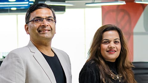 Rishi Das and Meghna Agarwal, promoters, IndiQube