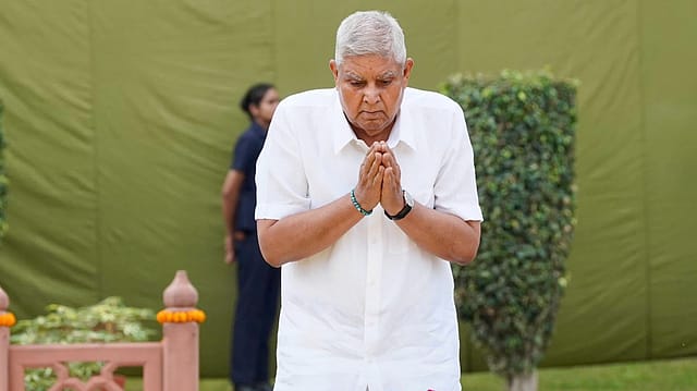 Vice-President Jagdeep Dhankhar resigns with immediate effect, citing health-related reasons