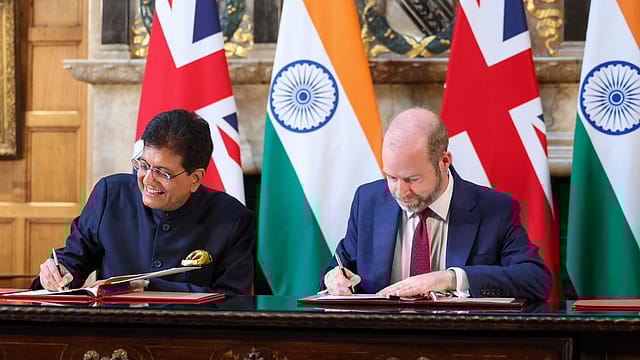 India-UK FTA signed, $56 billion bilateral trade to double in 5 years India-UK FTA signed, $56 billion bilateral trade to double in 5 years