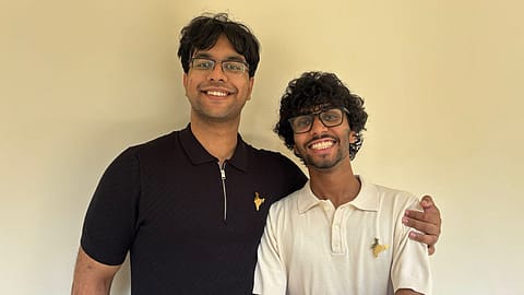 Jayant Khatri (right) and Sourya Choudhury, co-founders, Apollyon Dynamics
