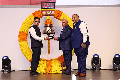 Aditya Infotech got listed on the NSE and the BSE today.