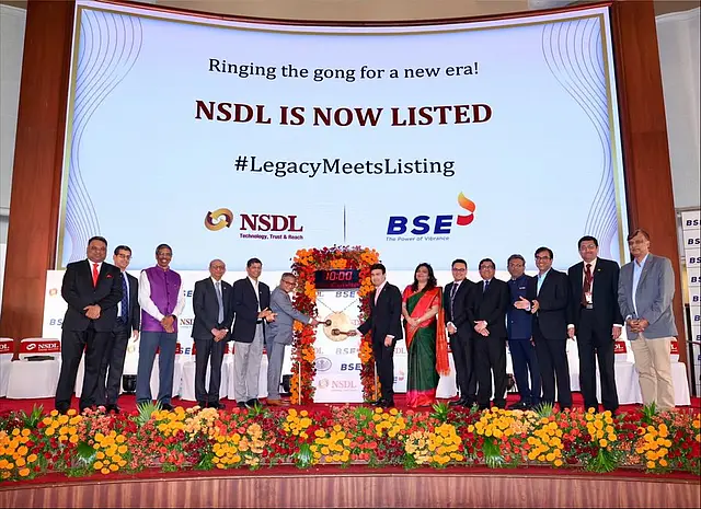 NSDL shares rise 17% on listing day; make investors richer by ₹2,720 crore