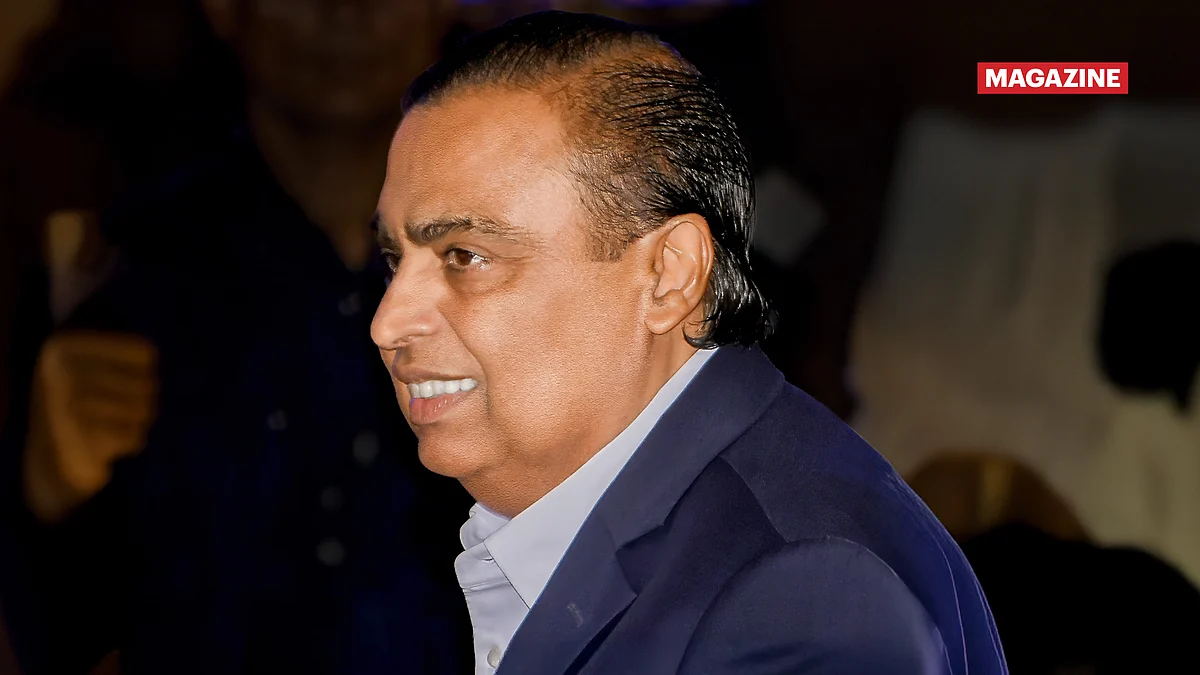 Mukesh Ambani; #1, India’s Top 100 Billionaires; Wealth ₹9,49,688 crore ($110.74 billion)