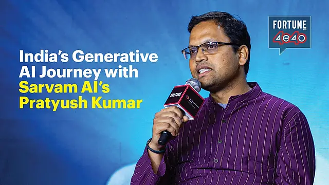 India’s Generative AI Journey with Sarvam AI’s Pratyush Kumar | Fortune India 40Under40