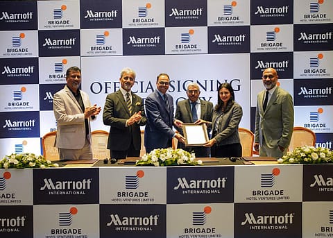 Brigade Hotel Ventures has signed a multi-deal agreement with Marriott International, Inc.