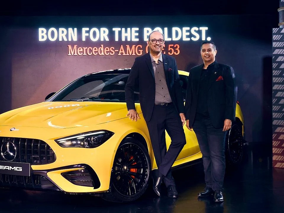 (From left) Santosh Iyer, Managing Director & CEO, Mercedes-Benz India with Brendon Sissing, Vice President, Sales & Marketing, Mercedes-Benz India.