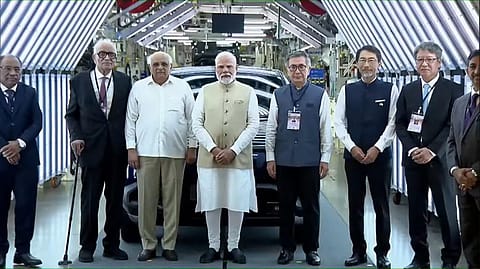 The e-Vitara will be produced in Gujarat, with plans to export to 100 countries.