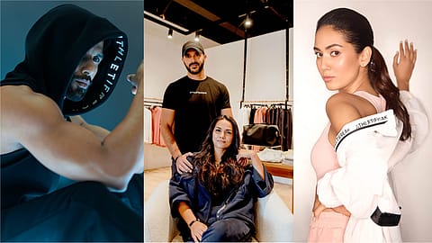 (From left) Shahid Kapoor, Mo and Noor Wadhwani, and Mira Rajput